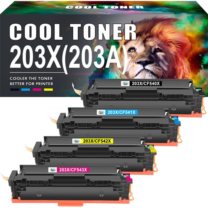 Cool Toner Kompatibel Tonerkartusche als Ersatz für HP 203X CF540X 203A CF540A Color Laserjet Pro MF