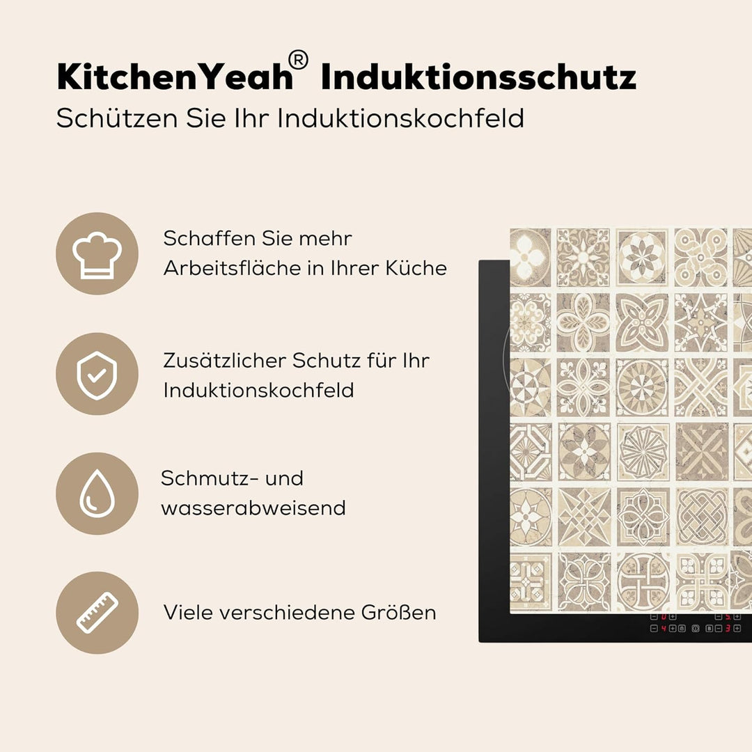 Herdabdeckplatte Einteilig Ceranfeld Abdeckplatte für Induktionsschutz Ceranfeldabdeckung Vinyl Herd