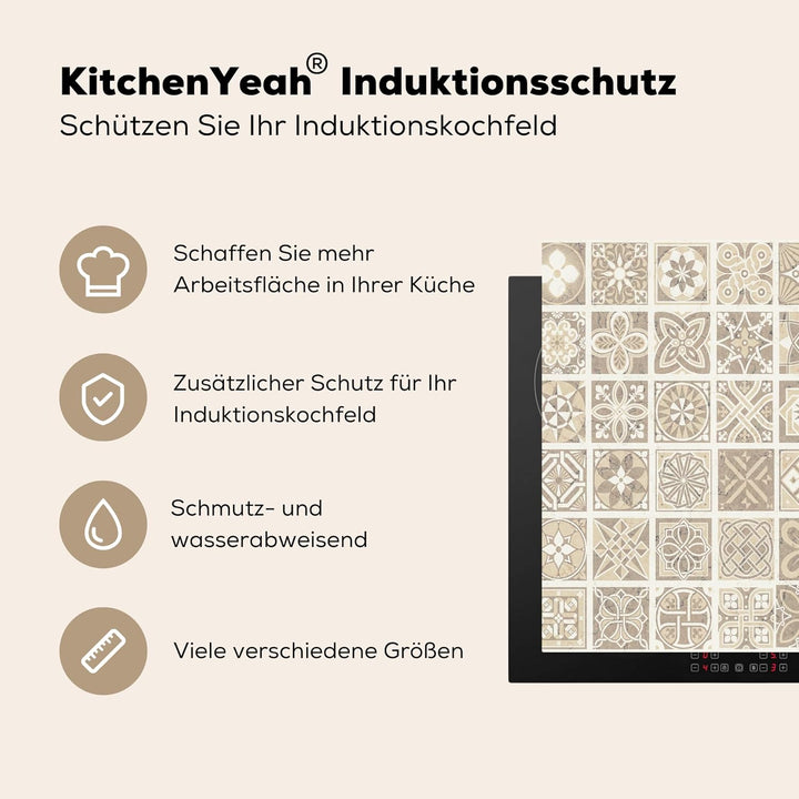 Herdabdeckplatte Einteilig Ceranfeld Abdeckplatte für Induktionsschutz Ceranfeldabdeckung Vinyl Herd