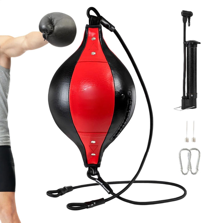 MFYOUPK Boxing - Elastischer Boxball | Flexibler Doppelendball Aus PU Leder Für Fitness Koordination