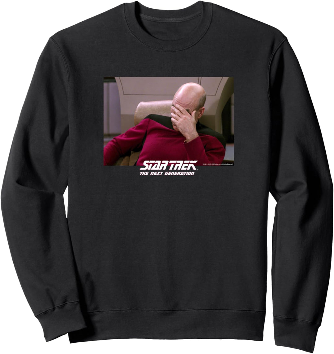 Star Trek: The Next Generation Captain Picard Face Palm Sweatshirt