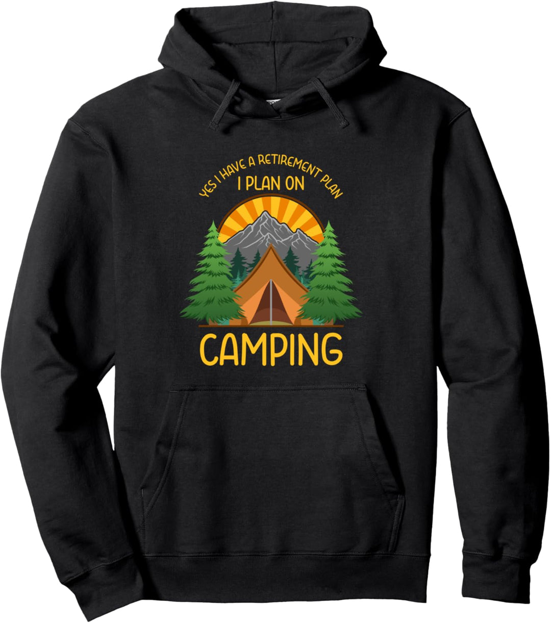 Camping Wildtierabenteuer Natur Camper Pullover Hoodie
