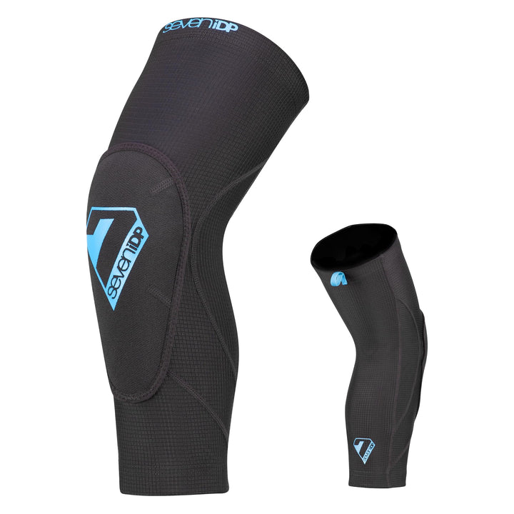 Seven Unisex – Erwachsene Knieschützer Sam Hill Lite Kniepolster, schwarz, XL