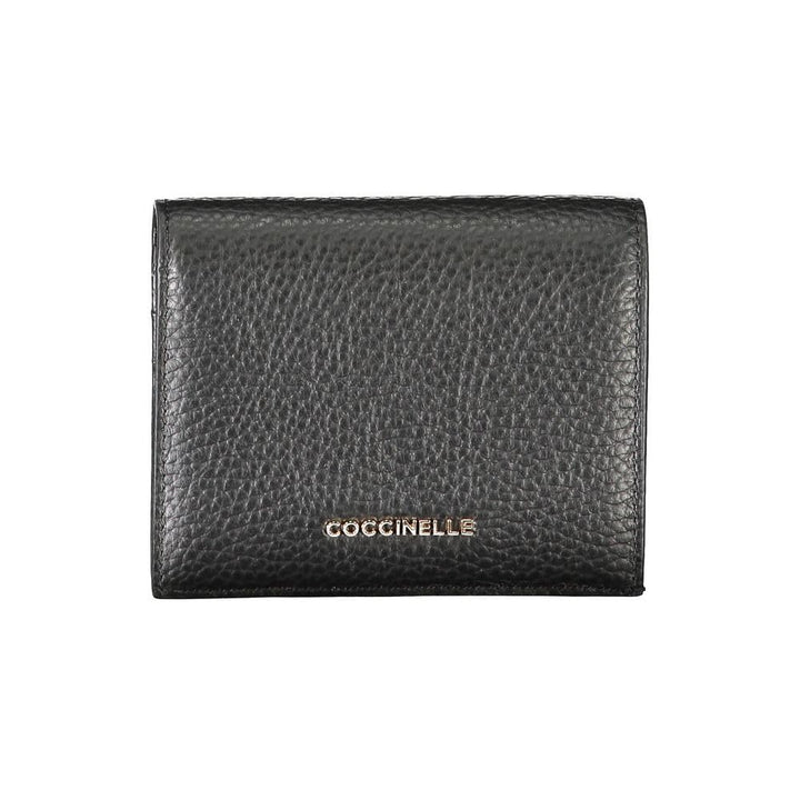 Coccinelle Kleine Geldbörse für Damen, Metallic, weich, e2 mw5 17 21 01, Schwarz, Einheitsgrösse
