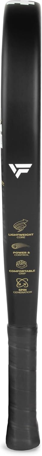 VirtuFit Hybrid Padelschläger Schwarz – Gold, Schwarz – Gold