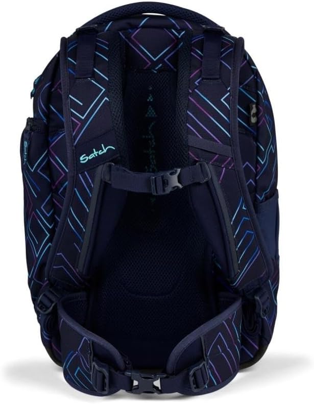 Satch Match Pencil Slider Light Edition Schulrucksack Set 3tlg. inkl. Sportbeutel Purple Laser, Purp