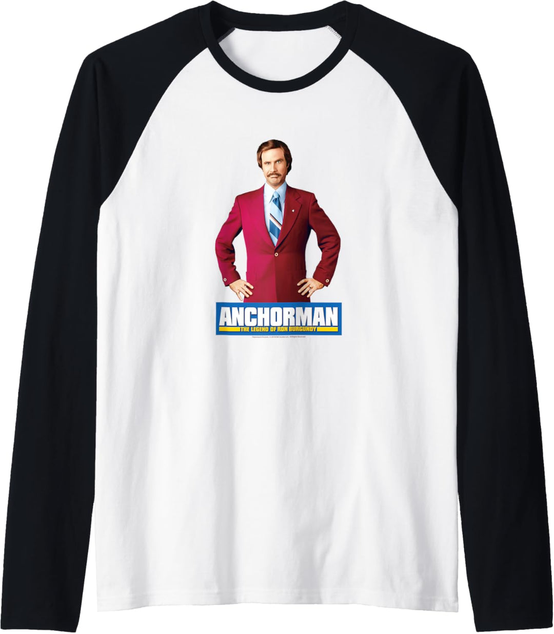 Anchorman Ron Burgundy Classic Portrait Raglan