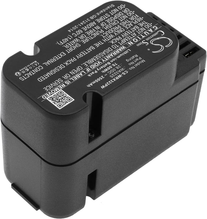 CS-WRX322PW Akkus 2500mAh Kompatibel mit [Worx] Landroid L1500, Landroid L1500i, Landroid L2000, Lan