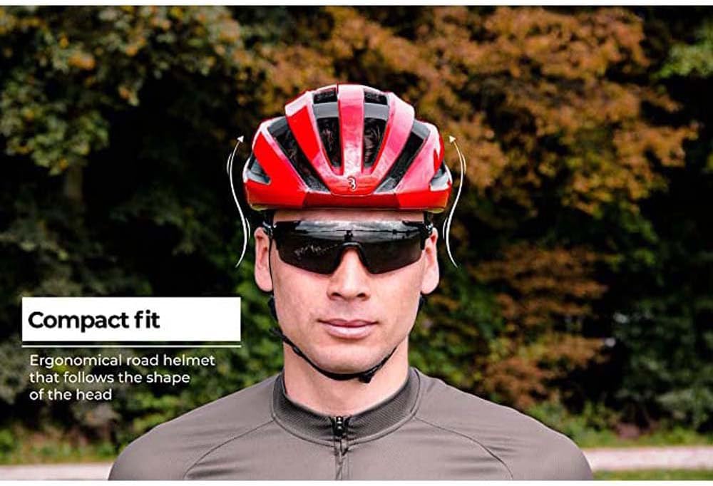 BBB Cycling Fahrradhelm Maestro Damen und Herren Airflow Cooling System Lightweight Rennrad und E-Ro