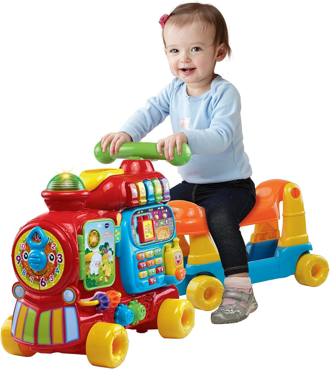 VTech ABC-Eisenbahnspielzeug, bunt, deutsch Frustfreie Verpackung Single, Frustfreie Verpackung Sing