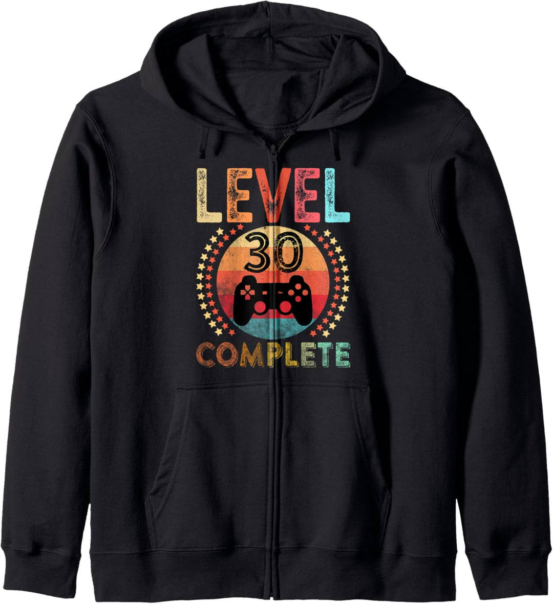 30. Geburtstag Geschenk für 30 Jahre Level 30 Männer 1991 Kapuzenjacke