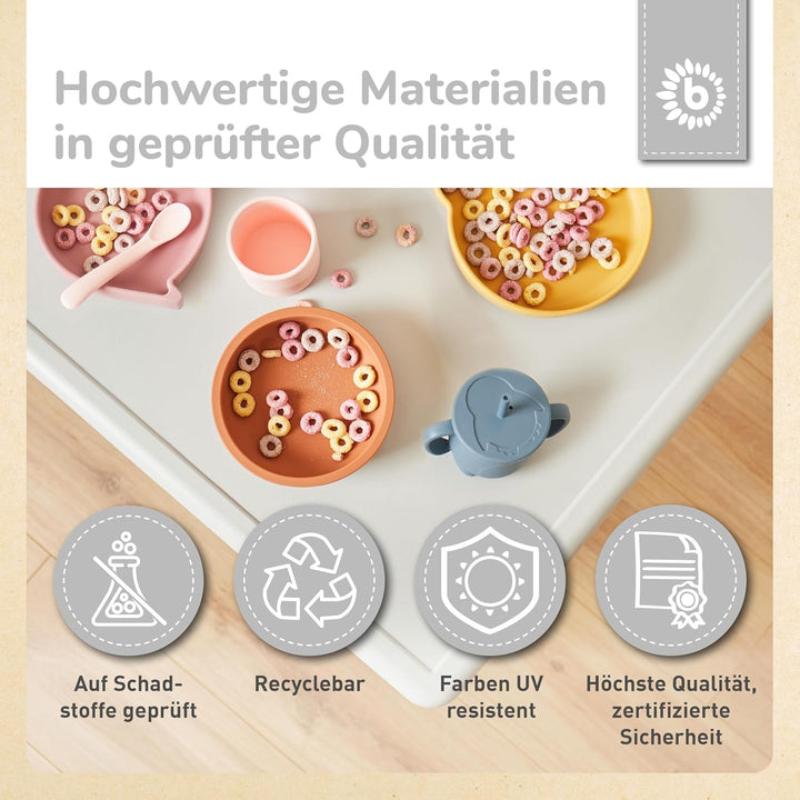 Kindertisch Eisgrau, Eisgrau