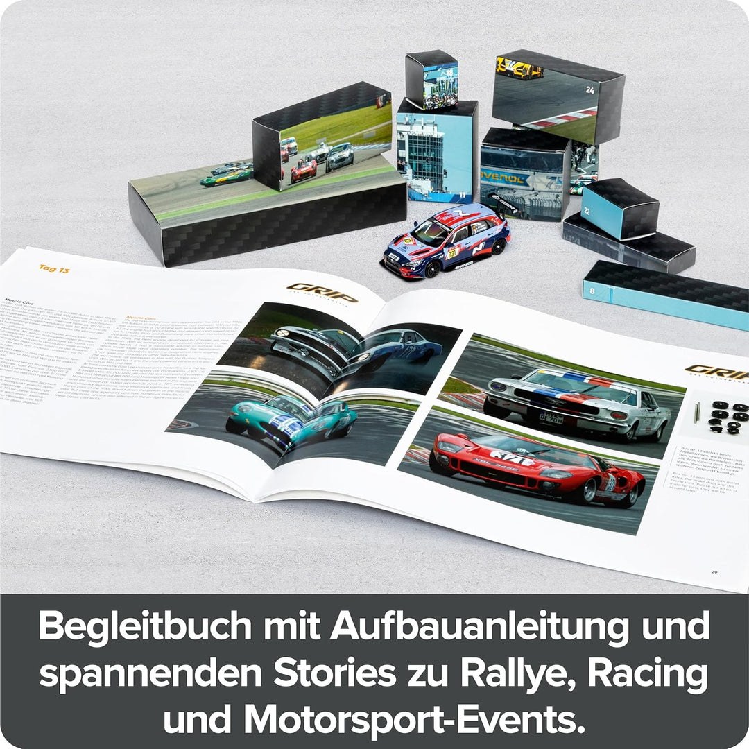 FRANZIS 67192 - Adventskalender Rallye, Racing, Tuning (GRIP) - Modell 1:43