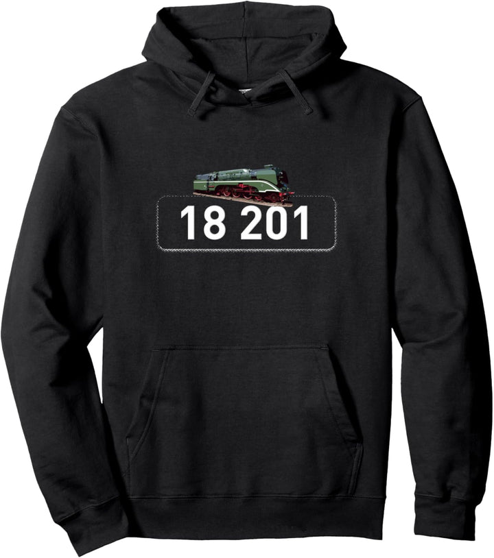 BR 18 201 Dampflok Eisenbahn Modellbahn Geschenk Weihnachten Pullover Hoodie