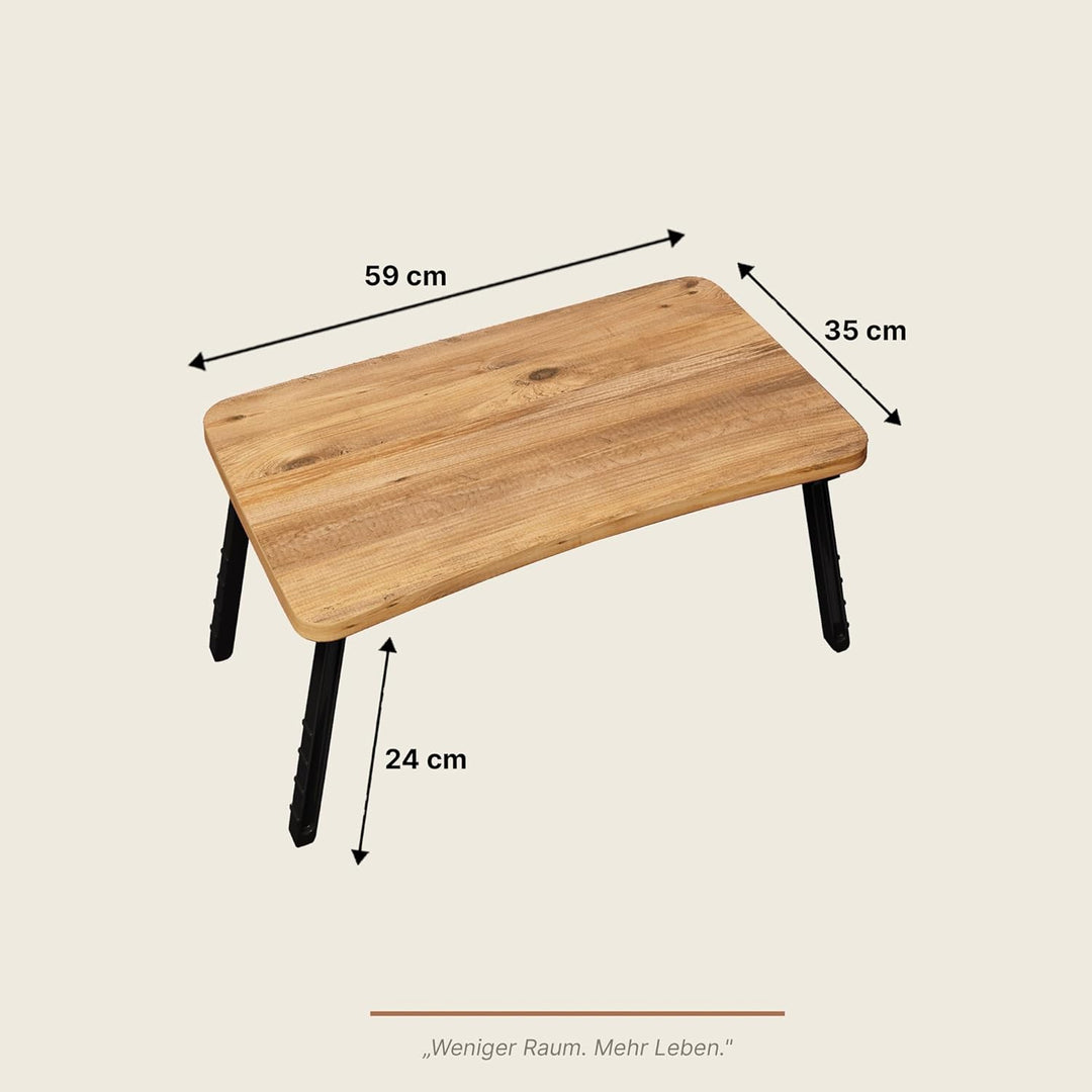 Laptoptisch Klappbar Betttisch Faltbar 59x35x24cm Sofatisch Beistelltisch Couch Bett 7 Farben Schrei