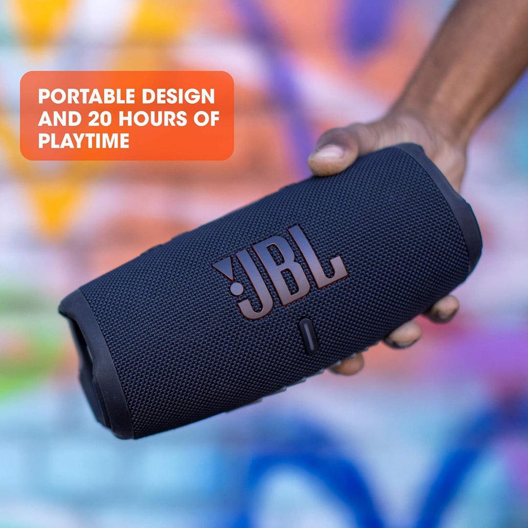 JBL CHARGE 5 - Tragbarer Bluetooth-Lautsprecher mit IP67-Wasserschutz und USB-Ladeanschluss - Rot Ro