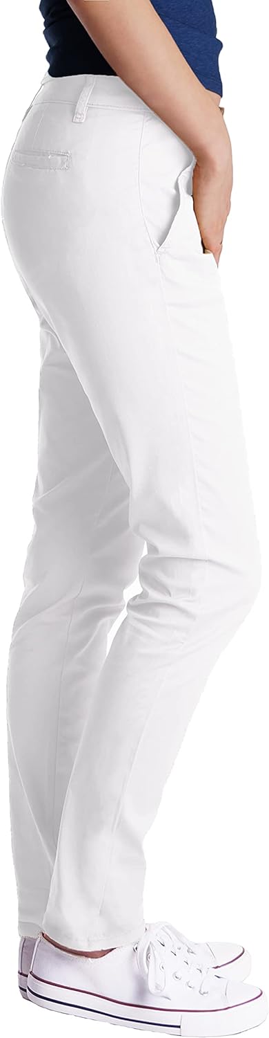 Fraternel Chino Damenhose Stoffhose normal Waist XS Weiss, XS Weiss
