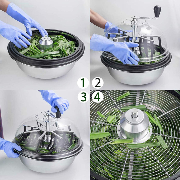 Mi hogar 19 Zoll Blatt Bowl Trimmer Maschine Twisted Spin Cut für Pflanze Knospe und Blume mit verbe