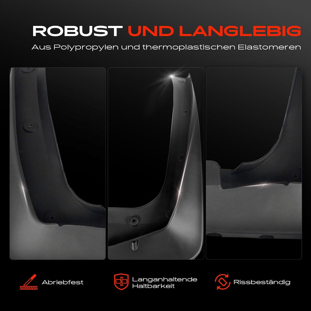 Frankberg 4x Spritzschutz Schmutzfänger Kompatibel mit X3 E83 Alle Motoren SUV 2006-2011