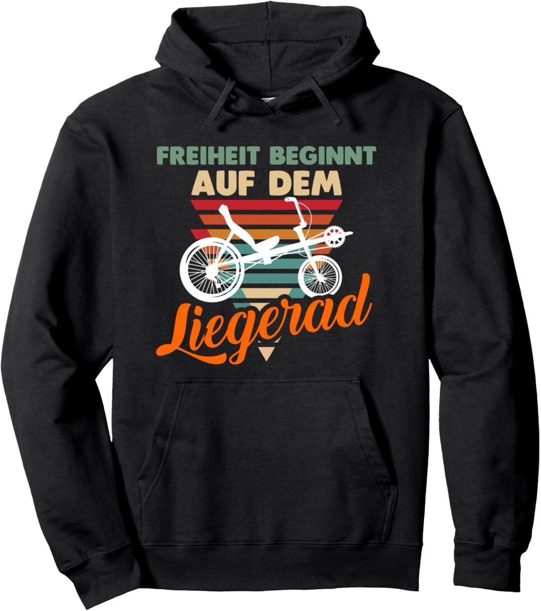 Rad Fahrradrennen Liegerad Tricks Fahrrad Pullover Hoodie