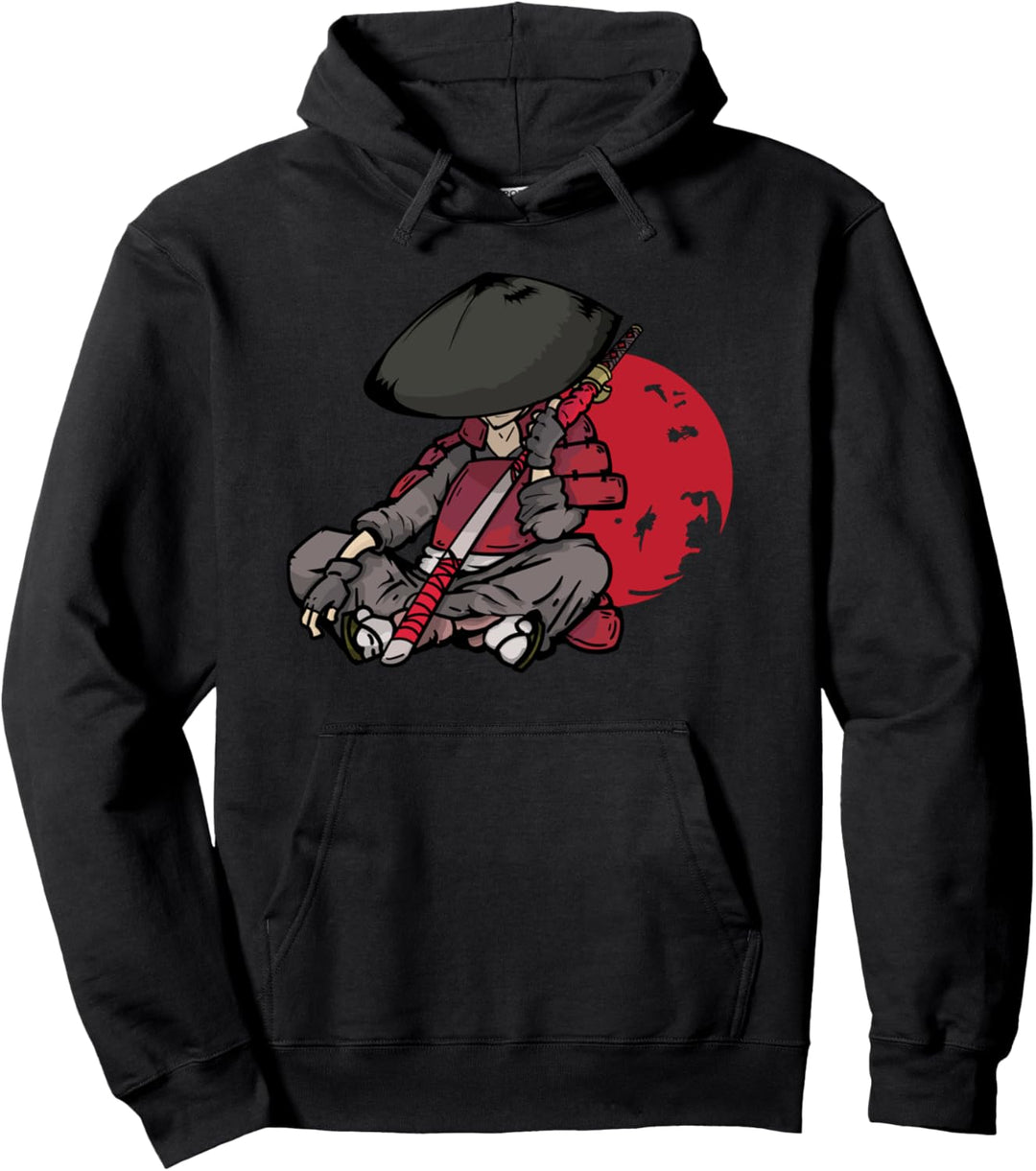 Samurai Krieger Japanischer Samurai Pullover Hoodie