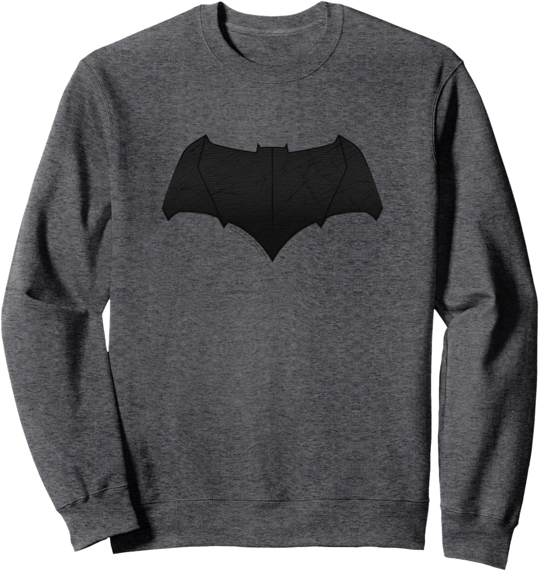 Justice League Movie Batman Black Logo Sweatshirt