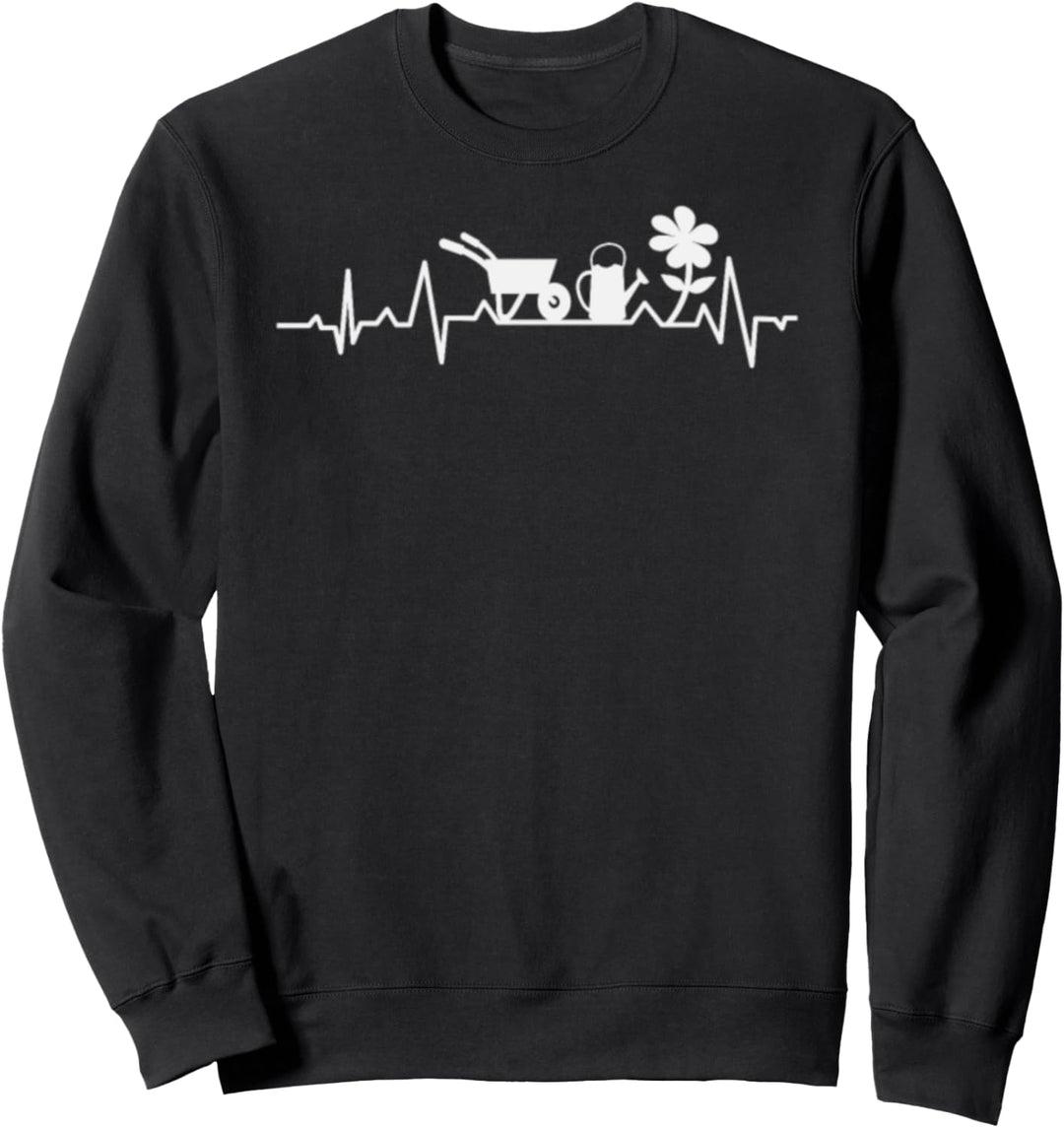 Garten Gartenarbeit Gärtner Herzschlag Sweatshirt