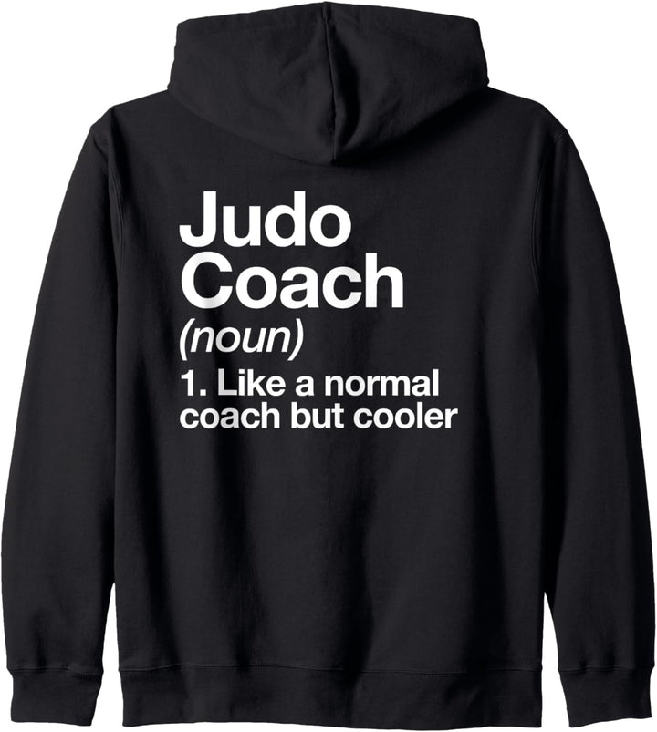 Judo Coach Funny Definition Kampfsport Trainer Kapuzenjacke