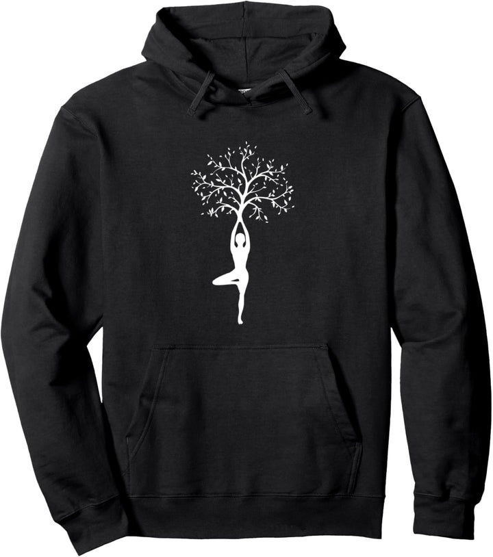 Yoga-Baum-Pose Pullover Hoodie