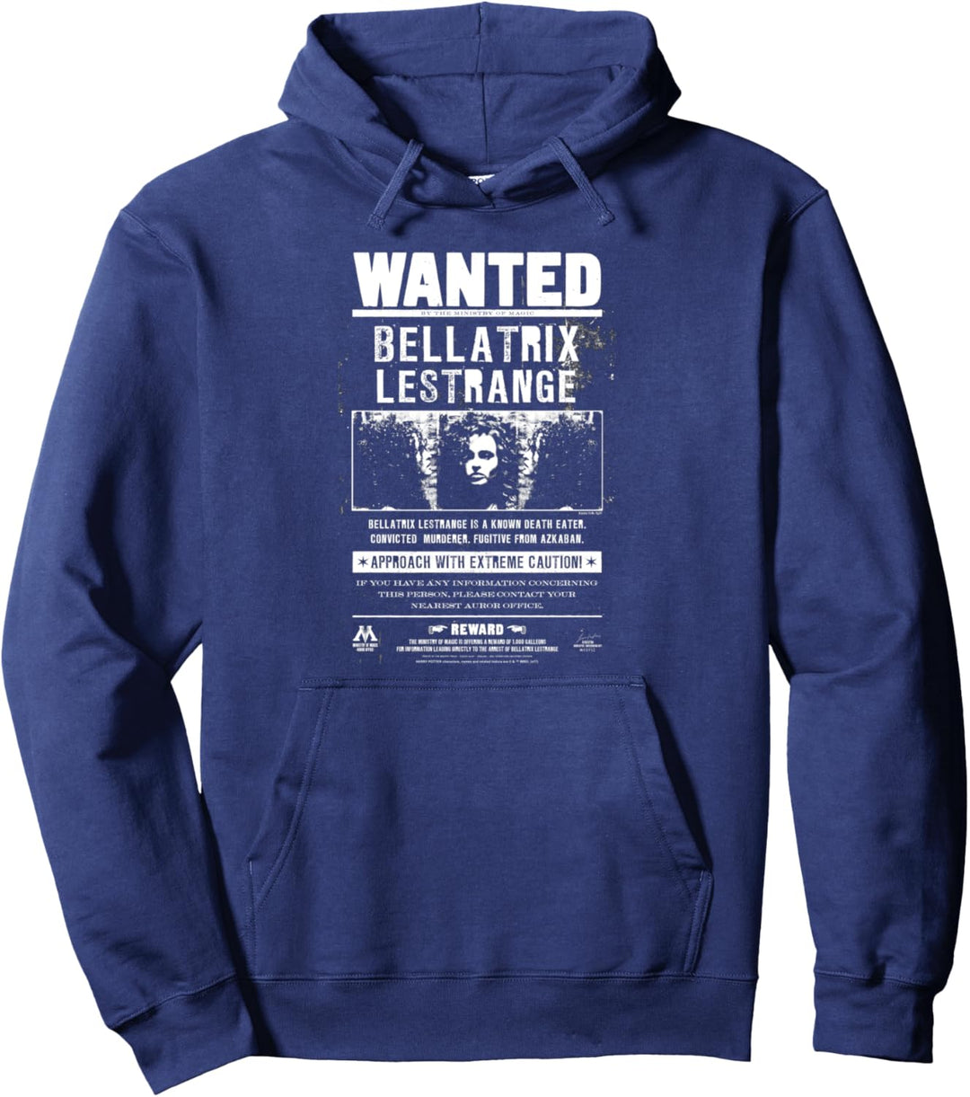 Harry Potter Wanted Bellatrix Pullover Hoodie