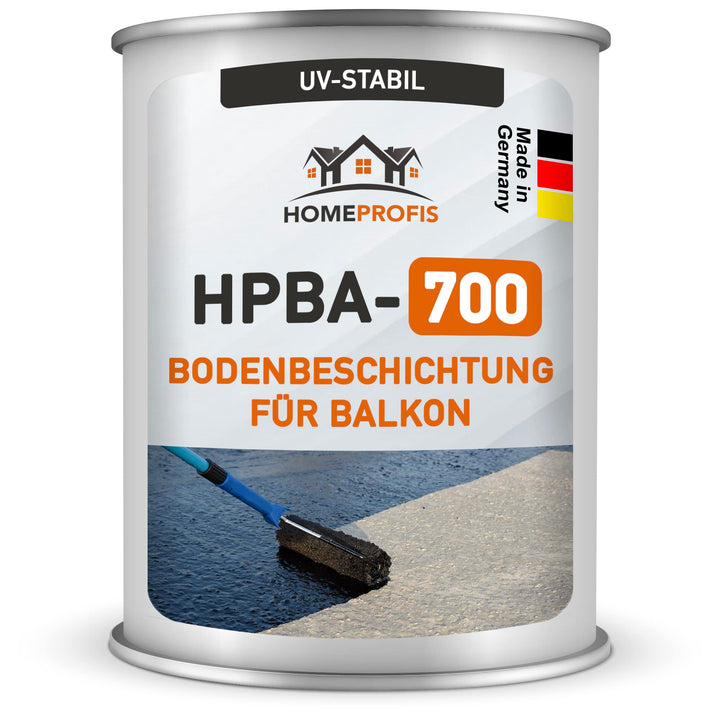 Home Profis® HPBA-700 seidenmatte UV-beständige 1K Bodenfarbe (5m²) für Balkon & Terrasse in RAL 301