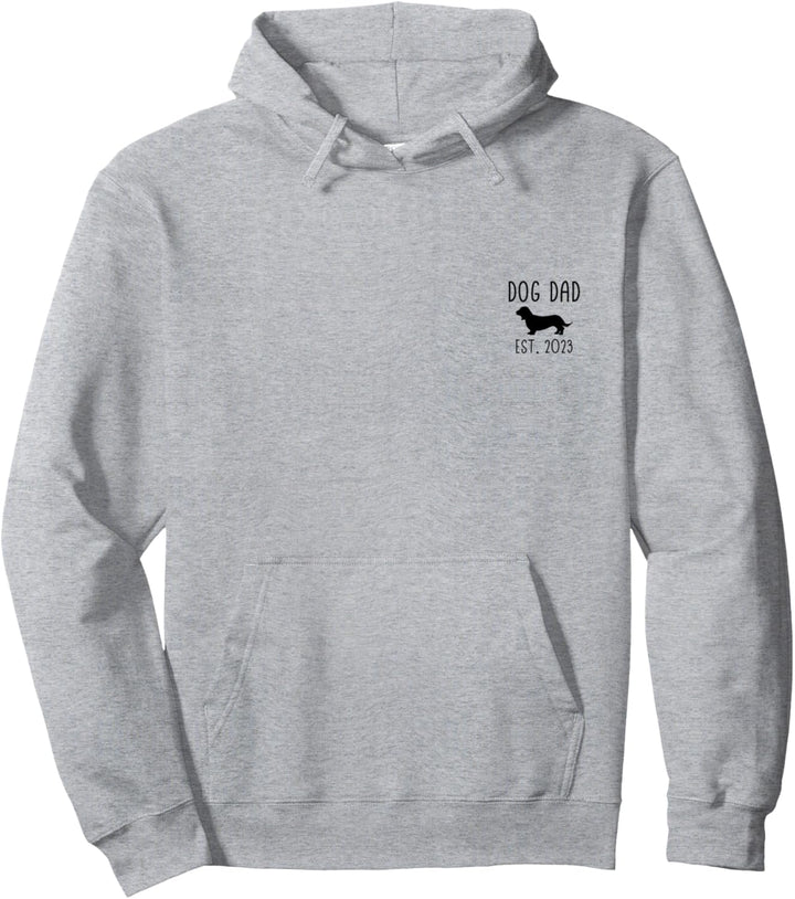 Dog Dad Est. 2023 Pullover Hoodie
