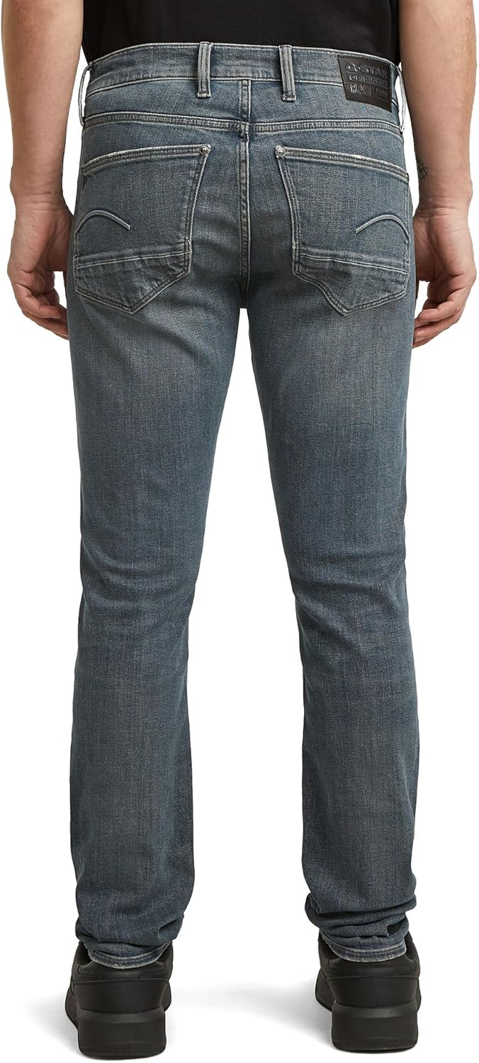 G-Star Herren Revend FWD Skinny Jeans 27W / 30L Blau (Antic Sand Blast Restored D20071-d842-h781), 2