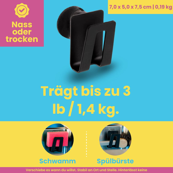 Happy Sinks Magnetischer Geschirrtuchhalter für Küchenspüle – Geschirrtuchaufhänger mit starker magn