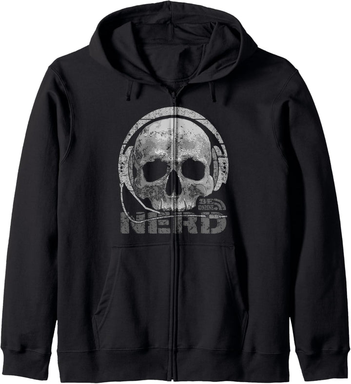 Nerd - Lustiges Gamer Zocker Gaming Kapuzenjacke