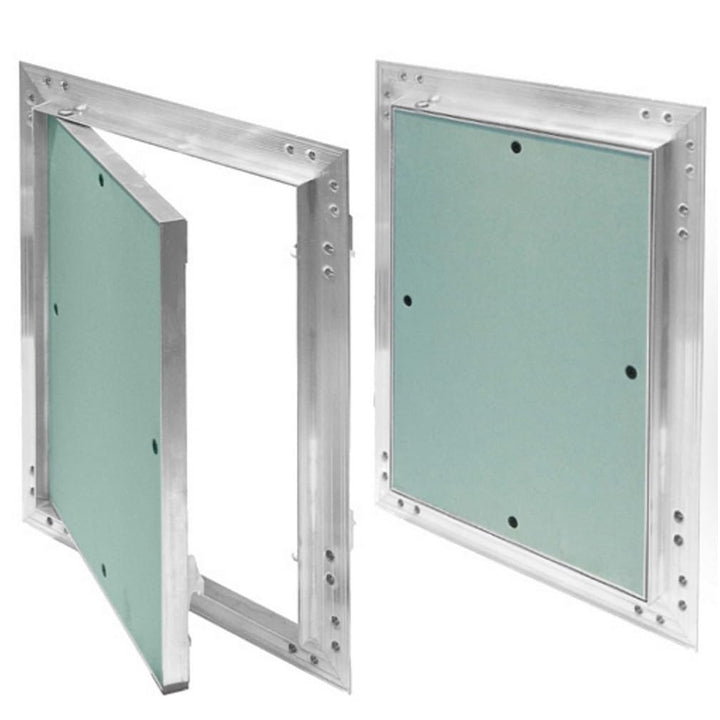 Revisionsklappe Aluminium-Rahmen 12,5 mm GK-Einlage Gipskarton Revisionstür Alu (250 x 300)