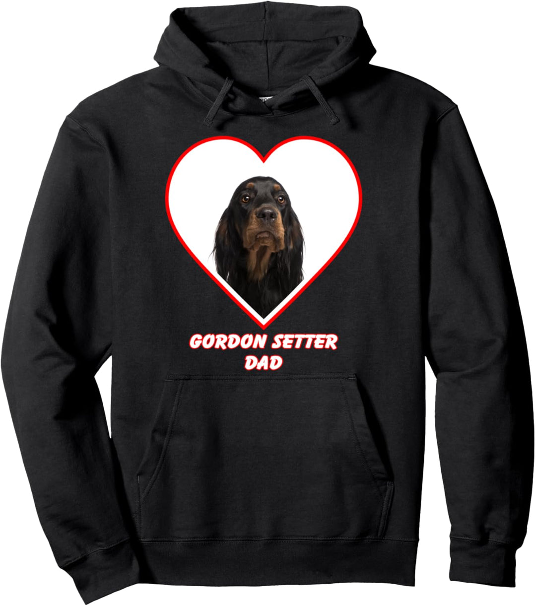 Gordon Setter Dog Dad Pullover Hoodie