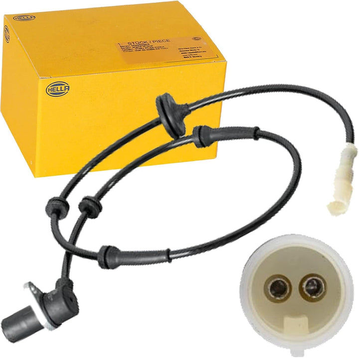 HELLA 6PU 012 806-651 Sensor, Raddrehzahl - 2-polig - vorne links - Kabel: 865mm