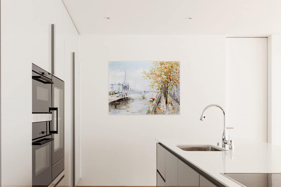 KunstLoft Leinwandbild | 100% HANDGEMALT | 100x75cm | Gemälde &