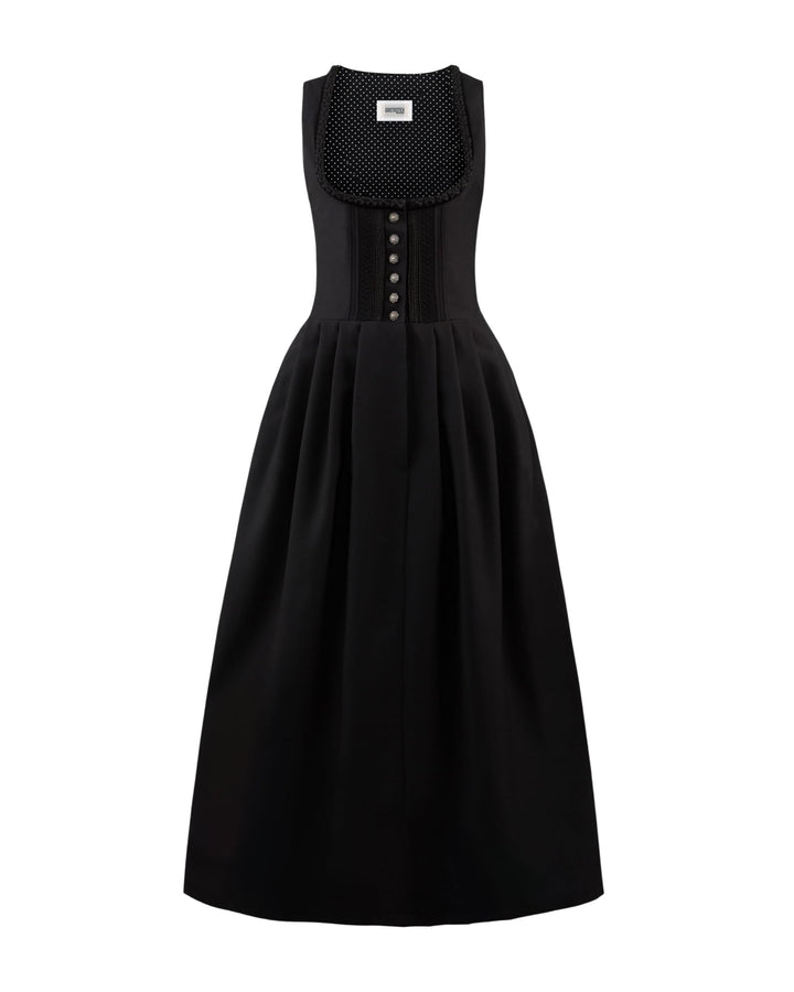 Stockerpoint Damen Zenta3 Maxi Dirndl ohne Schürze (1er Pack) 42 Schwarz, 42 Schwarz