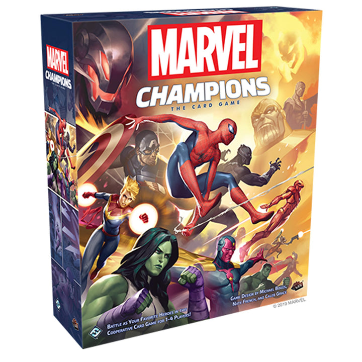 Fantasy Flight Games, Marvel Champions: Base Game, Card Game, Ages 14+, 1-4 Players, 45-90 Minute Pl