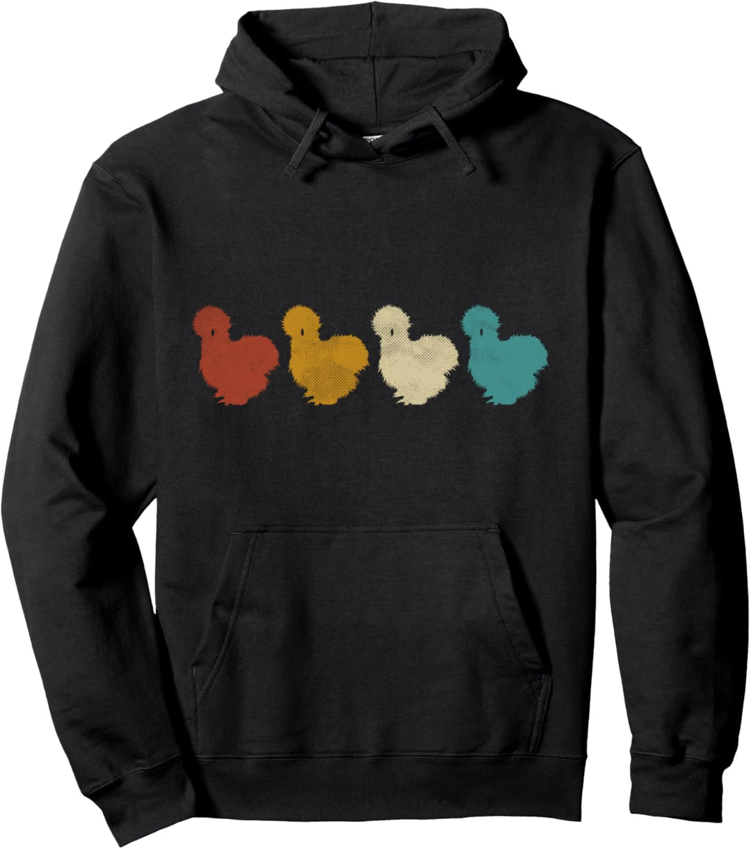 Seidenhühner Seidenhuhn Silkie Hühner Huhn Hühner Flüsterer Pullover Hoodie