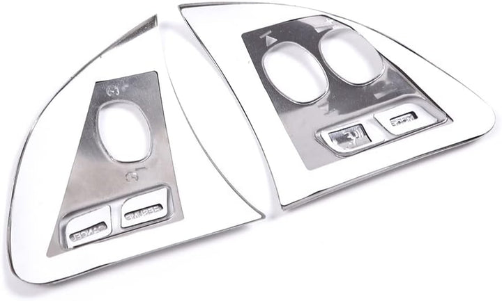 DIYUCAR Silber Car Styling Lenkrad Knopf Rahmen Abdeckungen Trim Aufkleber für Jaguar XF 2012-2015 A