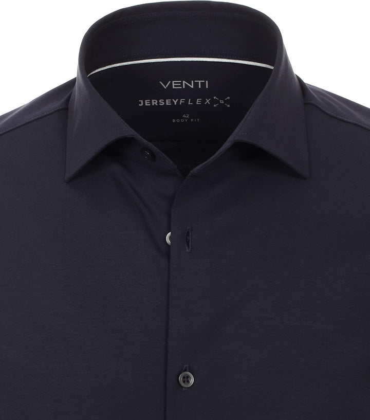 Venti - Body Fit - Herren Langarm Hemd (123955800), Grösse:42, Farbe:Blau (101)