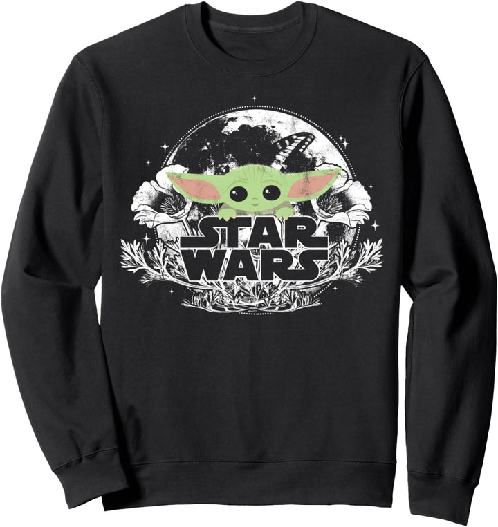 Star Wars The Mandalorian The Child Floral Sweatshirt