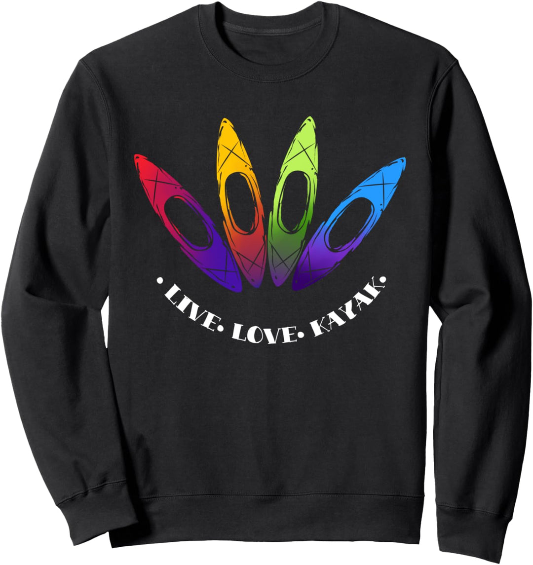 Kajakfahren Kajak Camping Sweatshirt