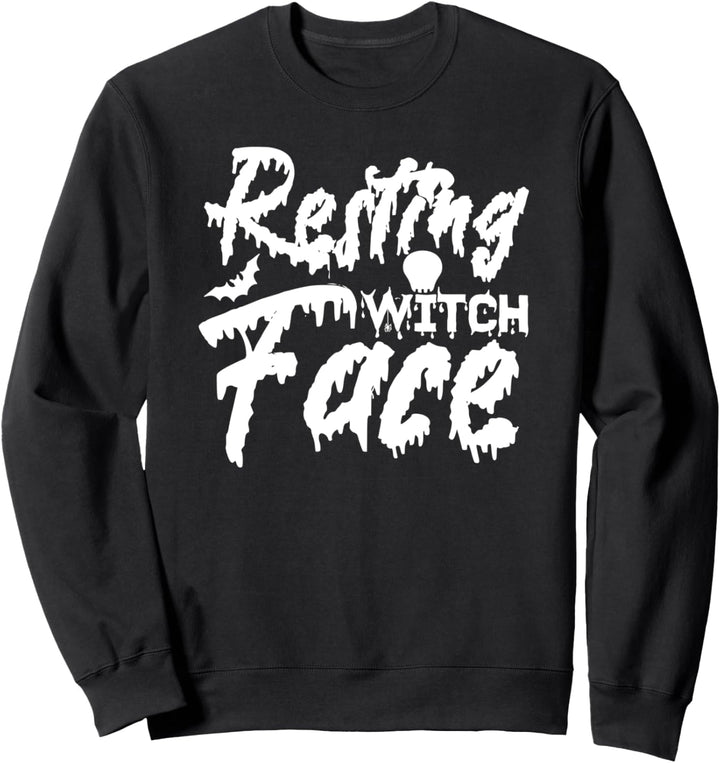 Resting Witch Face - Funny Halloween Sweatshirt
