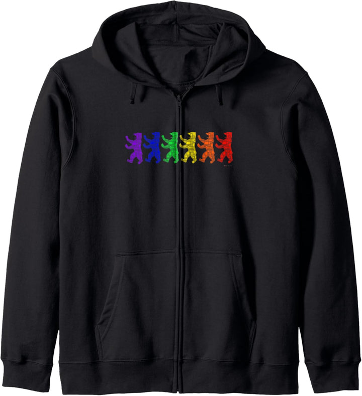 Berlin Design - Berliner Bär - Ich liebe Berlin Kapuzenjacke