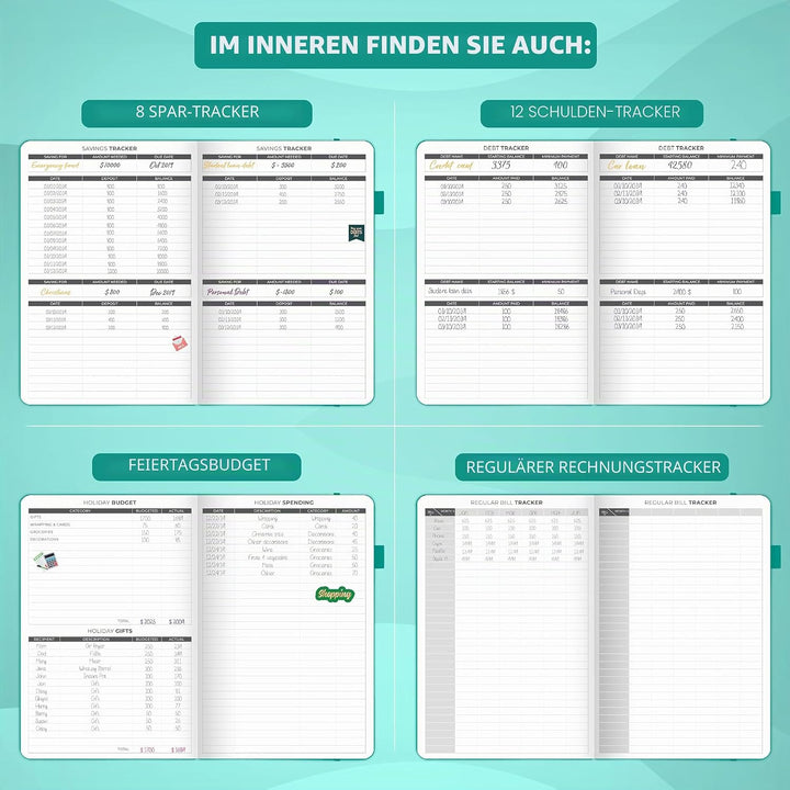 Clever Fox Budget Planer - Ausgaben Tracker Botizbuch. Monatliches Budgetierungsjournal, Finanzplane