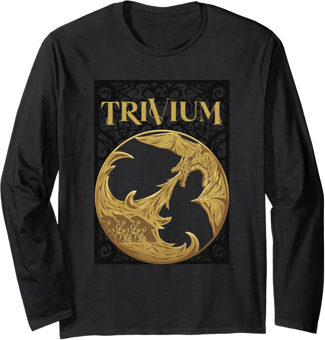 Trivium Golddrache Langarmshirt